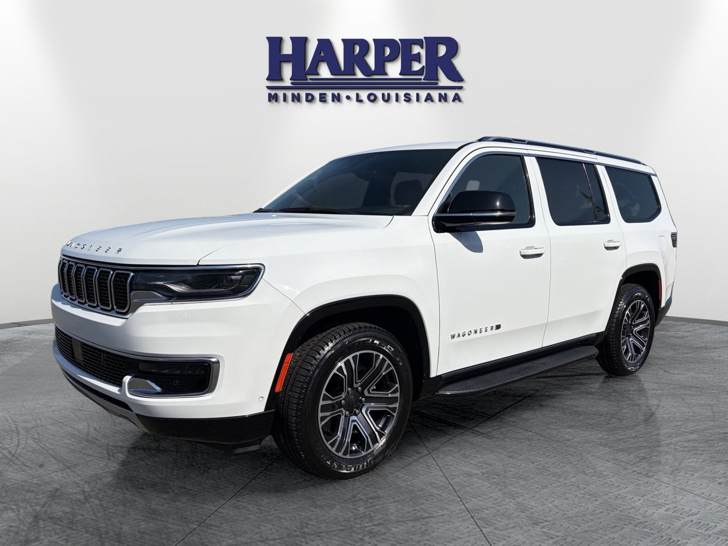 2024 Jeep Wagoneer Series II in White Diamond Tri-Coat — front three-quarter view